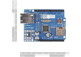 Arduino Ethernet Shield - dimensions